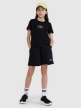 Dziewczęcy t-shirt z nadrukiem 4F 4FJWSS25TTSHF1871 - czarny