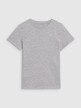 Dziewczęcy t-shirt basic 4F 4FJWSS25TTSHF2177 - szary