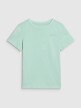 mini: Dziewczęcy t-shirt basic 4F 4FJWSS25TTSHF2177 - zielony (5)