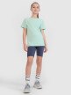 mini: Dziewczęcy t-shirt basic 4F 4FJWSS25TTSHF2177 - zielony (3)