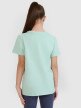 mini: Dziewczęcy t-shirt basic 4F 4FJWSS25TTSHF2177 - zielony (4)