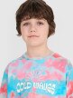 Chłopięcy t-shirt z nadrukiem 4F 4FJWSS25TTSHM1916 - multikolor