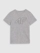 mini: Chłopięcy t-shirt z nadrukiem 4F 4FJWSS25TTSHM2179 - szary (5)