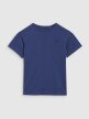 Chłopięcy t-shirt oversize 4F 4FJWSS25TTSHM2324 - niebieski