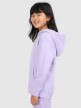 mini: Dziewczęca bluza dresowa nierozpinana z kapturem 4F 4FJWSS26TSWSF2323 - fioletowa (3)