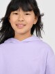 mini: Dziewczęca bluza dresowa nierozpinana z kapturem 4F 4FJWSS26TSWSF2323 - fioletowa (4)