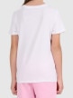 mini: Dziewczęcy t-shirt z nadrukiem 4F 4FJWSS26TTSHF2938 - biały (2)