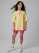 mini: Dziewczęcy t-shirt z nadrukiem 4F 4FJWSS26TTSHF2940 - żółty (2)