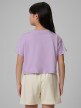 mini: Dziewczęcy t-shirt z nadrukiem 4F 4FJWSS26TTSHF2941 - fioletowy (6)