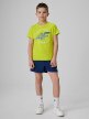 mini: Chłopięcy t-shirt z nadrukiem 4F 4FJWSS26TTSHM3284 - zielony (2)
