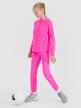 Dziewczęca bluza sportowa rozpinana z kapturem 4F 4FJWSS25TFSWF448 - różowa