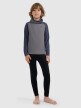 mini: Chłopięca bielizna termiczna (góra) 4F 4FJRAW25UBRUM114 - szara (4)