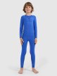 mini: Chłopięca bielizna termoaktywna komplet 4F 4FJRAW25USEAM265 - niebieska (1)