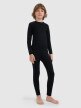 mini: Chłopięca bielizna termoaktywna komplet 4F 4FJRAW25USEAU267 - czarna (1)