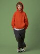 mini: Chłopięca bluza dresowa nierozpinana z kapturem 4F 4FJRSS26TSWSM2828 - pomarańczowa (2)