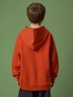 mini: Chłopięca bluza dresowa nierozpinana z kapturem 4F 4FJRSS26TSWSM2828 - pomarańczowa (6)