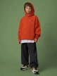 mini: Chłopięca bluza dresowa nierozpinana z kapturem 4F 4FJRSS26TSWSM2828 - pomarańczowa (5)