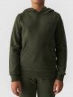 Chłopięca bluza dresowa nierozpinana z kapturem 4F 4FJWMM00TSWSM1292 - khaki