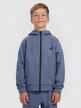 mini: Chłopięca bluza dresowa rozpinana z kapturem 4F 4FJRAW25TSWSM2415 - granatowa (1)