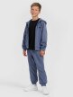 mini: Chłopięca bluza dresowa rozpinana z kapturem 4F 4FJRAW25TSWSM2415 - granatowa (5)