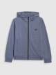 mini: Chłopięca bluza dresowa rozpinana z kapturem 4F 4FJRAW25TSWSM2415 - granatowa (7)