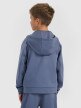 mini: Chłopięca bluza dresowa rozpinana z kapturem 4F 4FJRAW25TSWSM2415 - granatowa (6)