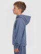 mini: Chłopięca bluza dresowa rozpinana z kapturem 4F 4FJRAW25TSWSM2415 - granatowa (3)