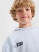 mini: Chłopięca bluza nierozpinana z kapturem 4F 4FJRAW25TSWSM2447 - niebieska (10)
