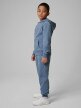 mini: Chłopięca bluza nierozpinana z kapturem 4F 4FJRSS26TSWSM2748 - denim (3)