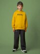 mini: Chłopięca bluza nierozpinana z kapturem 4F 4FJRSS26TSWSM2826 - żółta (5)