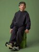 mini: Chłopięca bluza nierozpinana z kapturem 4F 4FJRSS26TSWSM2828 - szara (1)