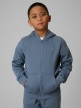 mini: Chłopięca bluza rozpinana z kapturem 4F 4FJRSS26TSWSM2749 - denim (1)