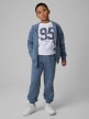 mini: Chłopięca bluza rozpinana z kapturem 4F 4FJRSS26TSWSM2749 - denim (2)