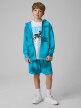 mini: Chłopięca bluza rozpinana z kapturem 4F 4FJRSS26TSWSM2906 - niebieska (5)