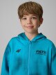 mini: Chłopięca bluza rozpinana z kapturem 4F 4FJRSS26TSWSM2906 - niebieska (4)