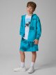 mini: Chłopięca bluza rozpinana z kapturem 4F 4FJRSS26TSWSM2906 - niebieska (2)