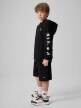 mini: Chłopięca bluza rozpinana z kapturem 4F 4FJRSS26TSWSM3052 - czarna (3)