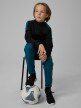 4F JUNIOR Chłopięca bluza treningowa 4F 4FJRSS26TFSWM0991  czarna Czarny