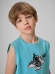 mini: Chłopięca koszulka bez rękawów z nadrukiem 4F 4FJRSS26TSLEM354 - niebieska (3)
