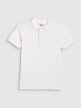 mini: Chłopięca koszulka polo 4F 4FJRAW25TPTSM0749 - biała (7)