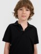 mini: Chłopięca koszulka polo 4F 4FJRAW25TPTSM0749 - czarna (4)