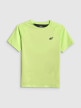 mini: Chłopięca koszulka treningowa 4F 4FJWSS26TFTSM1971 - zielona (7)