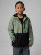 mini: Chłopięca kurtka przejściowa 4F 4FJWSS26TTJAM0957 - zielona (1)