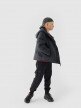 Chłopięca kurtka puchowa pikowana 4F 4FJWAW24TDJAM463 - czarna