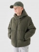 4F JUNIOR Chłopięca kurtka puchowa pikowana 4F 4FJWAW24TDJAM463  khaki Khaki