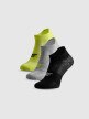 mini: Chłopięce skarpetki treningowe niskie (3-pack) 4F 4FJRSS26UFSOM402 - multikolor (1)