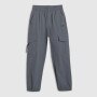 mini: Chłopięce spodnie casual cargo 4F 4FJRAW25TTROM1606 - szare (8)