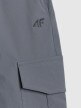 mini: Chłopięce spodnie casual cargo 4F 4FJRAW25TTROM1606 - szare (7)