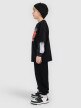 mini: Chłopięce spodnie dresowe 4F 4FJRSS26TTROM1936 - czarne (3)
