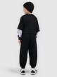 mini: Chłopięce spodnie dresowe 4F 4FJRSS26TTROM1936 - czarne (6)